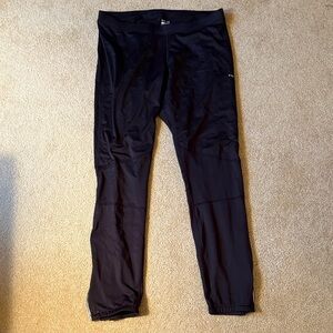 Hind Men's Black Joggers fleece lines large leggings pants zippered bottoms